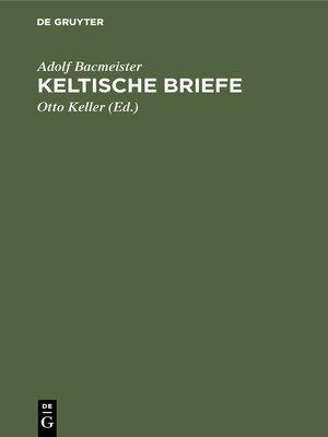 cover image of Keltische Briefe